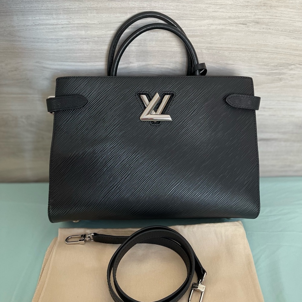 Louis Vuitton Black Epi Twist Tote